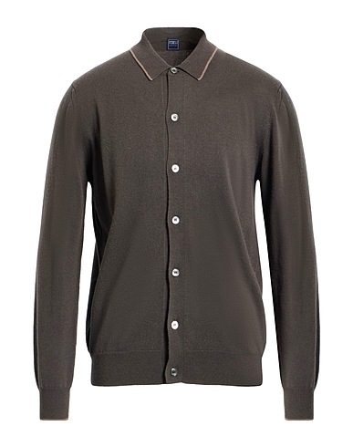 FEDELI Cardigan Lead 70% Virgin Wool, 30% Cashmere