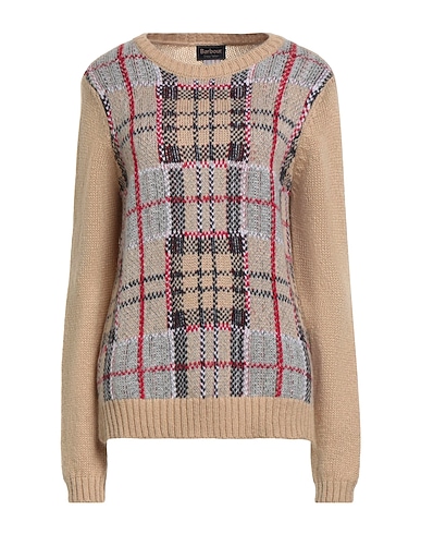 BARBOUR Jersey DRESS TARTAN BEIGE 41% Acrílico, 27% Lana mohair, 27% Poliamida, 5% Lana Virgen