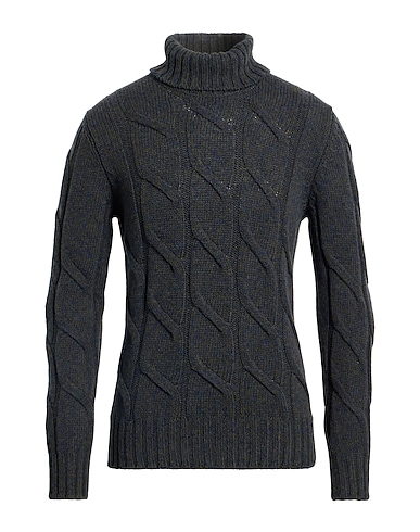 GRAN SASSO Turtleneck Military green 100% Virgin Wool