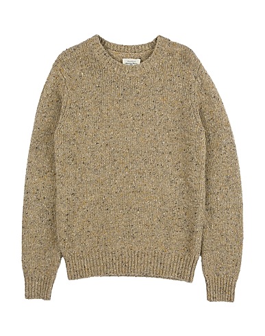 HARTFORD Pullover Khaki 65% Lana, 30% Nylon, 5% Lana di alpaca