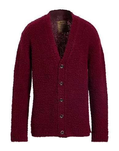 UMA WANG Cardigan Bordeaux 53% Lana, 26% Cachemire, 18% Poliestere, 3% Elastan