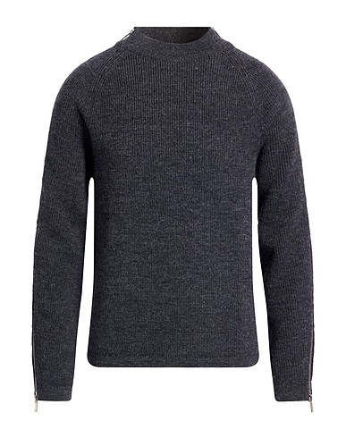 DIOR Jumper with zip Grey 100% Virgin Wool