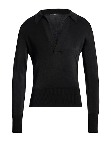 SAPIO Jumper Black 86% Viscose, 11% Polyamide, 3% Polyurethane