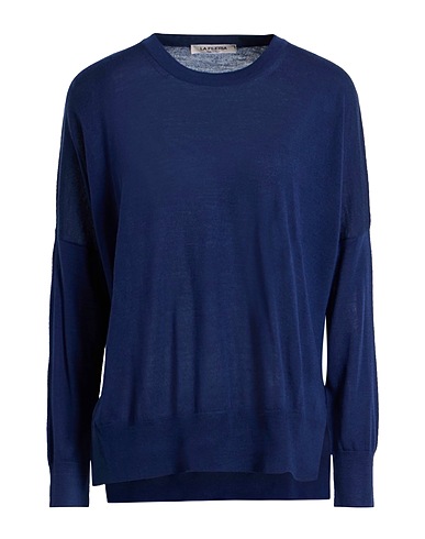 LA FILERIA Sweater Midnight blue 100% Virgin Wool