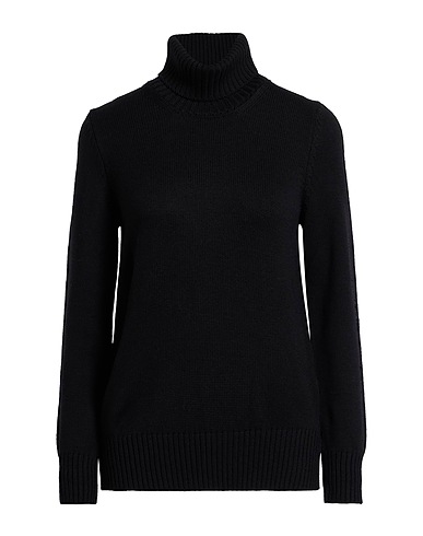 LEFT END Turtleneck Black 100% Virgin Wool