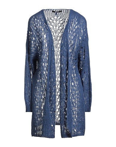 SISTE'S Strickjacke Marineblau 42% Polyamid, 30% Alpakawolle, 28% Acryl