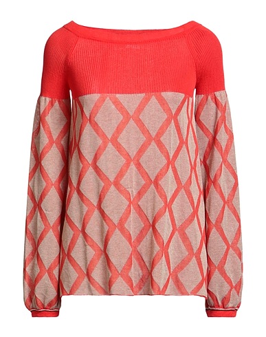 BALLANTYNE Jumper Orange 60% Cotton, 19% Polyamide, 19% Polyester, 1% Viscose, 1% Metallic Polyester