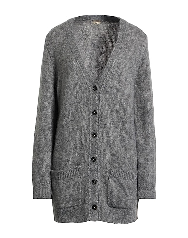 MASSIMO ALBA Cardigan Grey 70% Mohair wool, 30% Silk