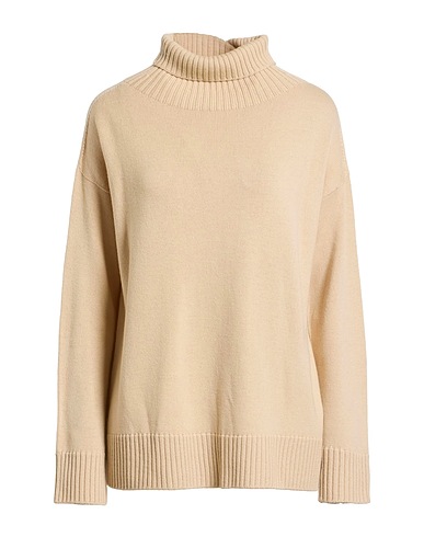 MAX MARA Polo neck LEISURE Beige 100% Virgin Wool