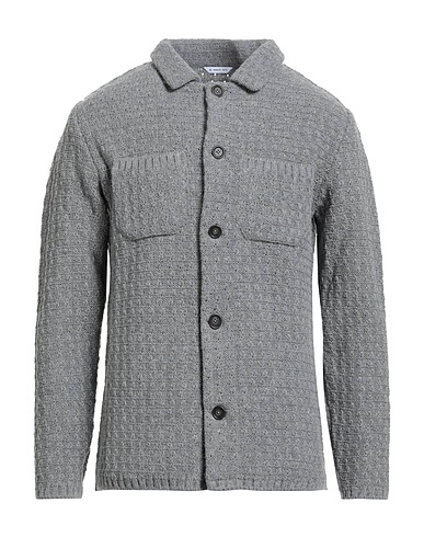 MANUEL RITZ Cardigan Grey 70% Acrylic, 20% Virgin Wool, 10% Alpaca wool