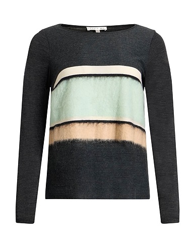 PAULE KA Jumper Charcoal 78% Virgin Wool, 10% Mohair wool, 6% Polyamide, 4% Wool, 2% Elastane