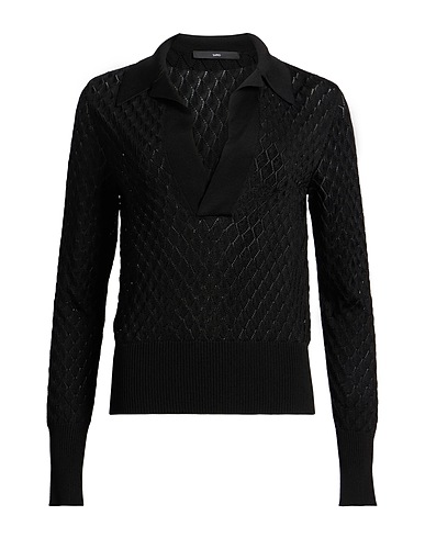 SAPIO Sweater Black 66% Viscose, 34% Cotton