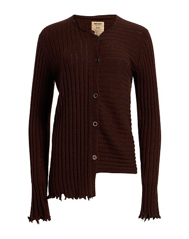 UMA WANG Cardigan Dark brown 100% Cashmere