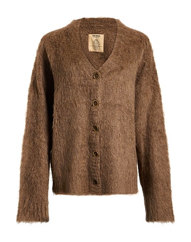 UMA WANG Cardigan Taupe 44% Alpaca wool, 26% Camel wool, 18% Wool, 12% Polyamide