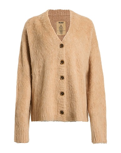 UMA WANG Cardigan Sand 44% Alpaca wool, 26% Camel wool, 18% Wool, 12% Polyamide