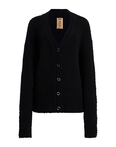 UMA WANG Cardigan Black 53% Wool, 26% Cashmere, 18% Polyamide, 3% Elastane