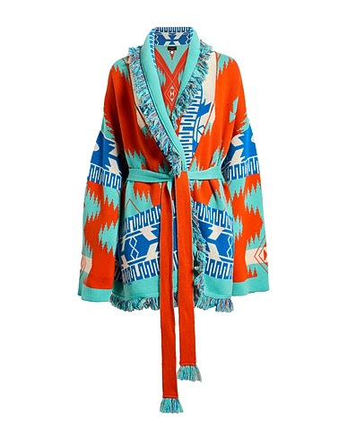 ALANUI Cardigan Turquoise 95% Cashmere, 5% Linen