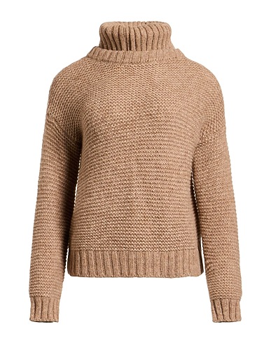WOOLRICH Polo neck Camel 39% Alpaca wool, 39% Wool, 22% Polyamide