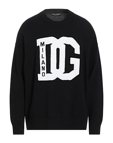 DOLCE&GABBANA Sweater Black 93% Wool, 4% Viscose, 3% Cotton
