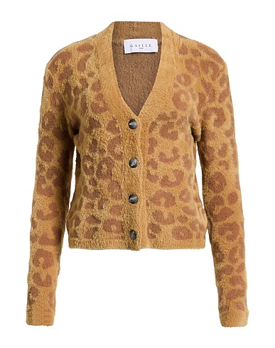 GAëLLE Paris Cardigan Camel 60% Polyamide, 25% Viscose, 15% Polyester