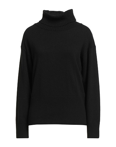 CLIPS Turtleneck TRICOT Black 40% Viscose, 30% Polyamide, 25% Wool, 5% Cashmere