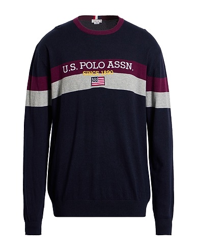 U.S.POLO ASSN. Jumper Midnight blue 90% Cotton, 10% Cashmere