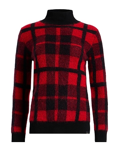 WOOLRICH Polo neck Brick red 50% Mohair wool, 32% Polyamide, 18% Wool
