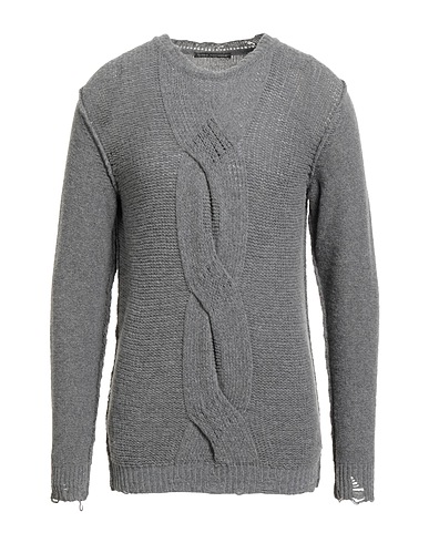DANIELE ALESSANDRINI Jumper Grey 80% Wool, 20% Polyamide