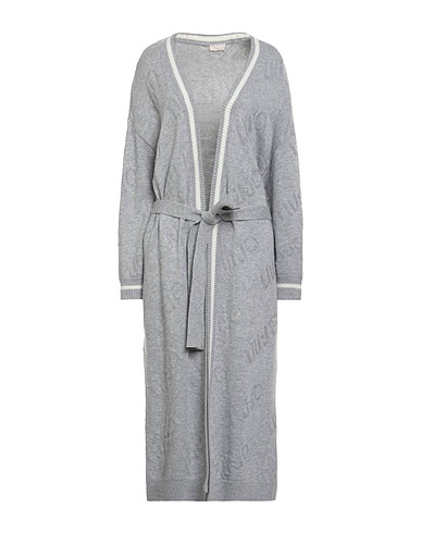 LIU •JO Cardigan BETTER Light grey 35% Polyamide, 35% Acrylic, 30% Wool