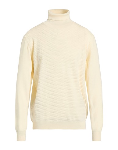 MQJ Cuello alto Hueso 50% Lana, 50% Acrílico