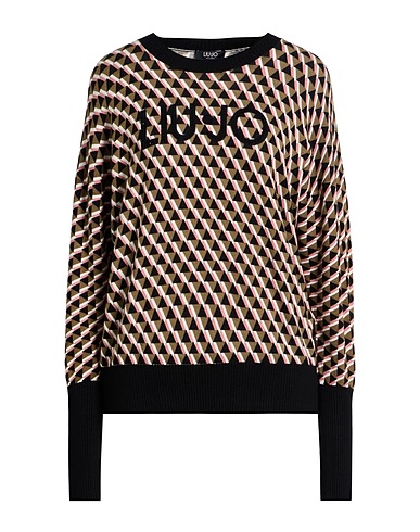 LIU •JO Pullover Nero 80% Viscosa, 20% Poliammide