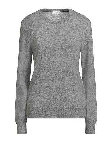 SAINT LAURENT Kaschmirpullover  Grau 60% Kaschmir, 40% Seide