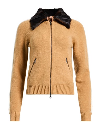 N°21 Cardigan Camel 39% Polyamide, 31% Acrylic, 30% Wool