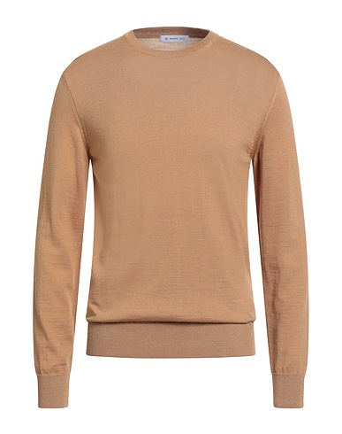 MANUEL RITZ Jumper Camel 50% Acrylic, 30% Polyamide, 20% Wool
