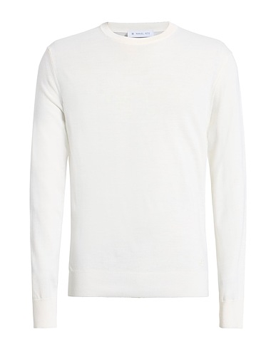 MANUEL RITZ Pullover Bianco 50% Acrilico, 30% Poliammide, 20% Lana
