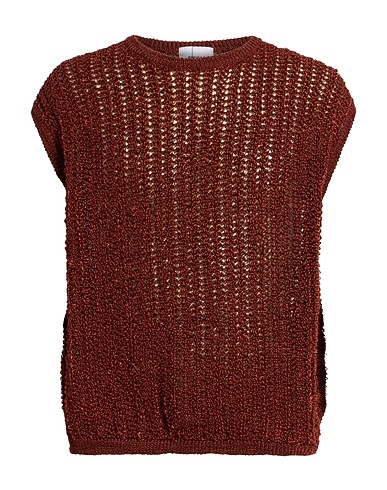 BONSAI Sleeveless sweater Brown 100% Polyamide