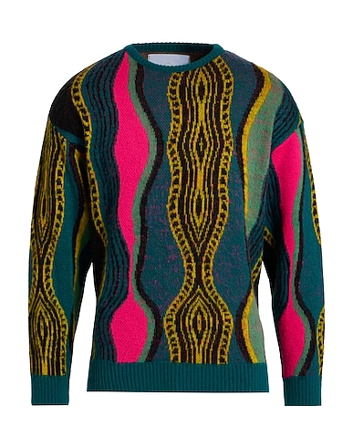 LE PAS SAGE Paris Jumper Deep teal 70% Acrylic, 30% Wool