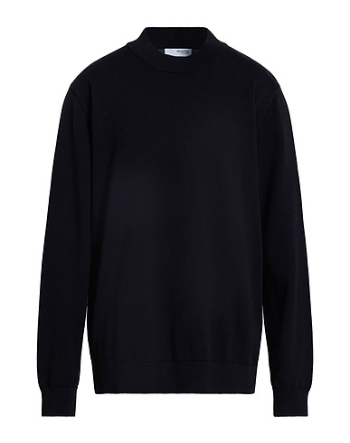 SELECTED HOMME Sweater Black 50% Cotton, 50% Polyester