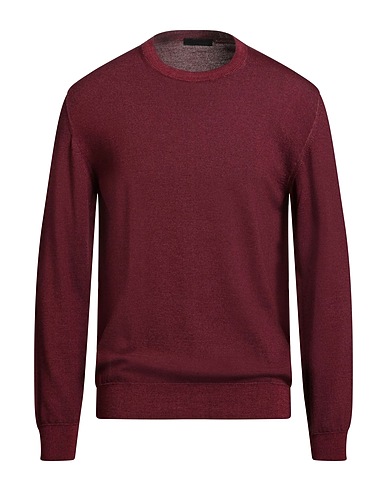 OUT/FIT Sweater Burgundy 100% Merino Wool