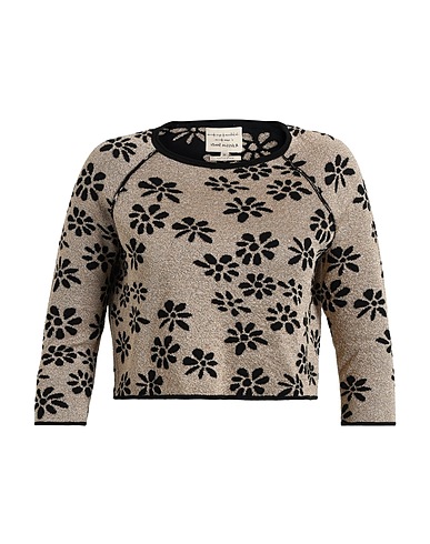 ALESSIA SANTI Jumper Beige 60% Cotton, 27% Viscose, 13% Polyester