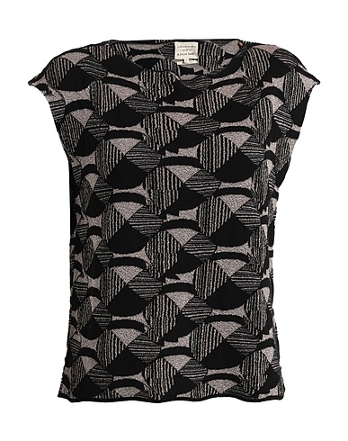 ALESSIA SANTI Jumper Black 60% Cotton, 27% Viscose, 13% Polyester