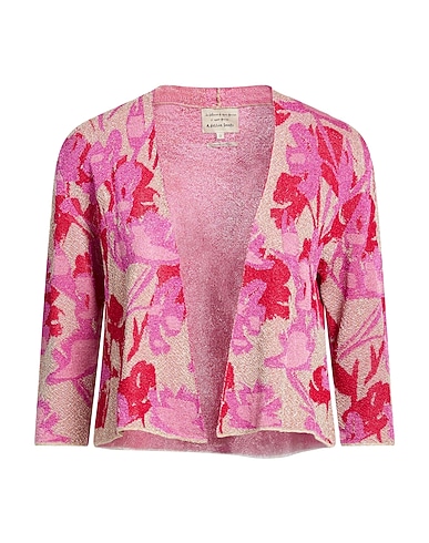 ALESSIA SANTI Cardigan Beige 70% Viscose, 25% Metallic fiber, 5% Polyamide