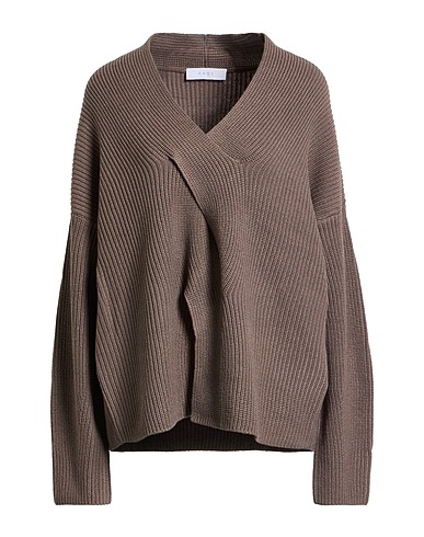 KAOS Jumper Taupe 50% Wool, 50% Acrylic