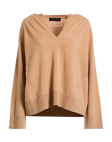 ICONA by KAOS Sweater Sand 90% Wool, 10% Cashmere