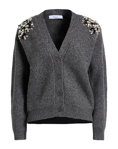 KAOS Cardigan Gris 60% Laine, 40% Polyamide recyclé