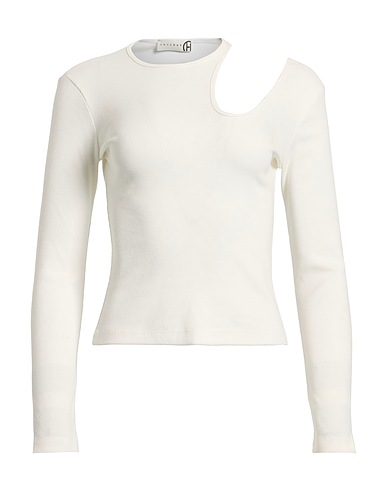 HAVEONE T-shirt White 97% Cotton, 3% Elastane