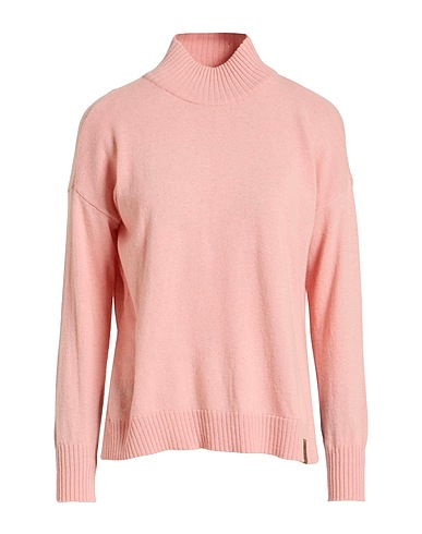 GAUDÌ Turtleneck Pink 35% Polyamide, 30% Viscose, 30% Wool, 5% Cashmere