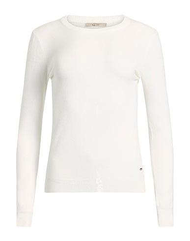 GAUDÌ Sweater JEANS White 52% Viscose, 30% Polyester, 10% Modal, 8% Elastane