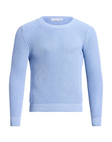 PESERICO Sweater Light blue 100% Cotton