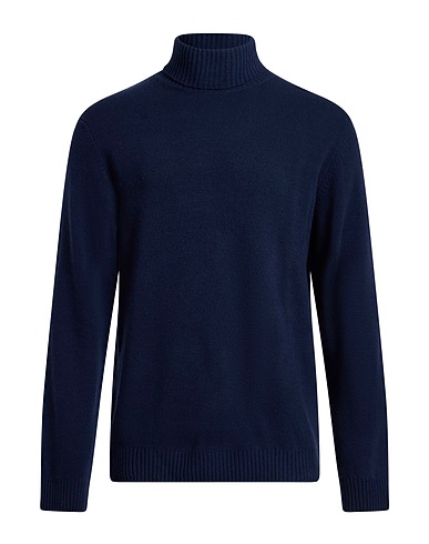 WOOLRICH Turtleneck Midnight blue 100% Virgin Wool